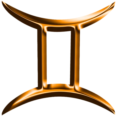 Gemini Golden Symbol