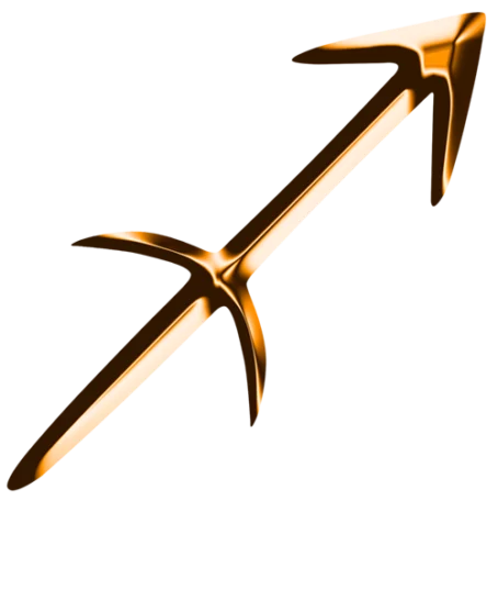 Sagittarius Golden Symbol