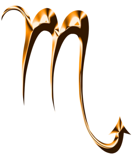 Scorpio Golden Symbol
